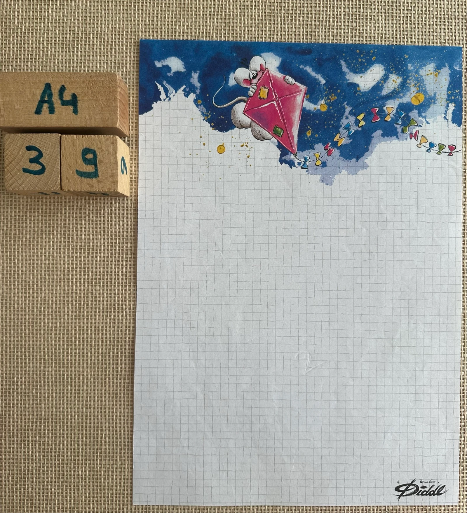 Diddl wit briefpapier  A5 nr.